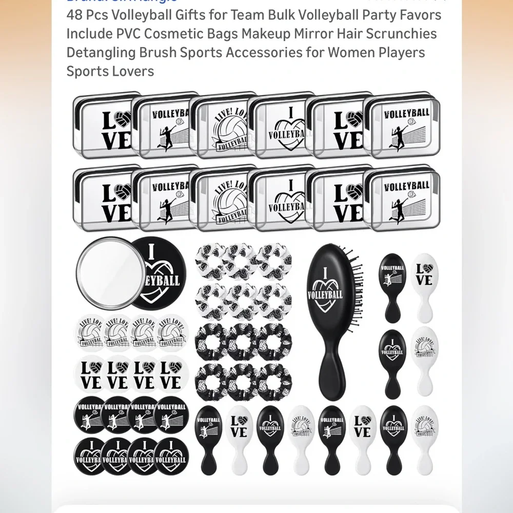 Volleyball Gift Set Lot 47 Pieces Party Favors Women Players Sport Lovers New